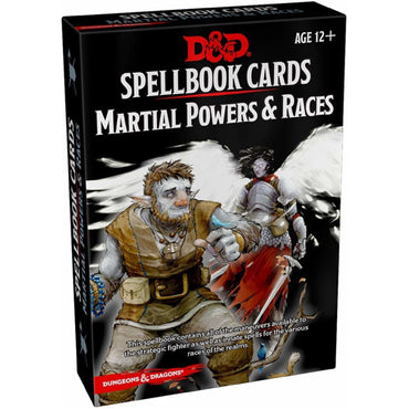 D&D Spellbook Cards Martial Powers & Races (Revised)