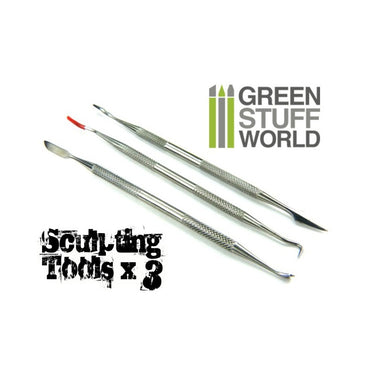 Green Stuff World: 3x Sculpting Tools