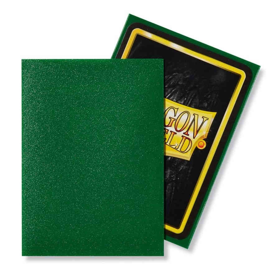 Dragon Shield 100 Standard Matte Sleeves - Emerald