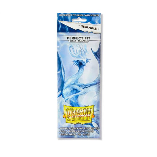 Dragon Shield Standard Size Perfect Fit Sealable Clear Inner Sleeves (100)