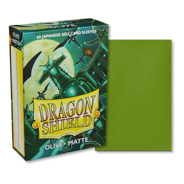 Dragon Shield Japanese Size Matte Sleeves - Olive (60)