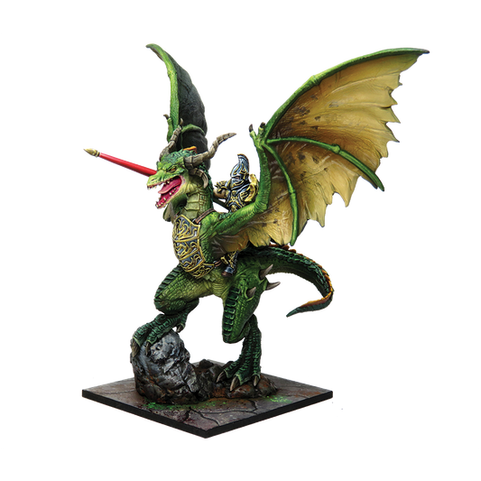 Elf Lord on Drakon - Kings of War