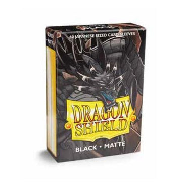 Dragon Shield Japanese Size Matte Sleeves - Black