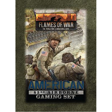 Flames of War - American 82nd Airborne Gaming Set (x20 Tokens, x2 Objectives, x16 Dice)