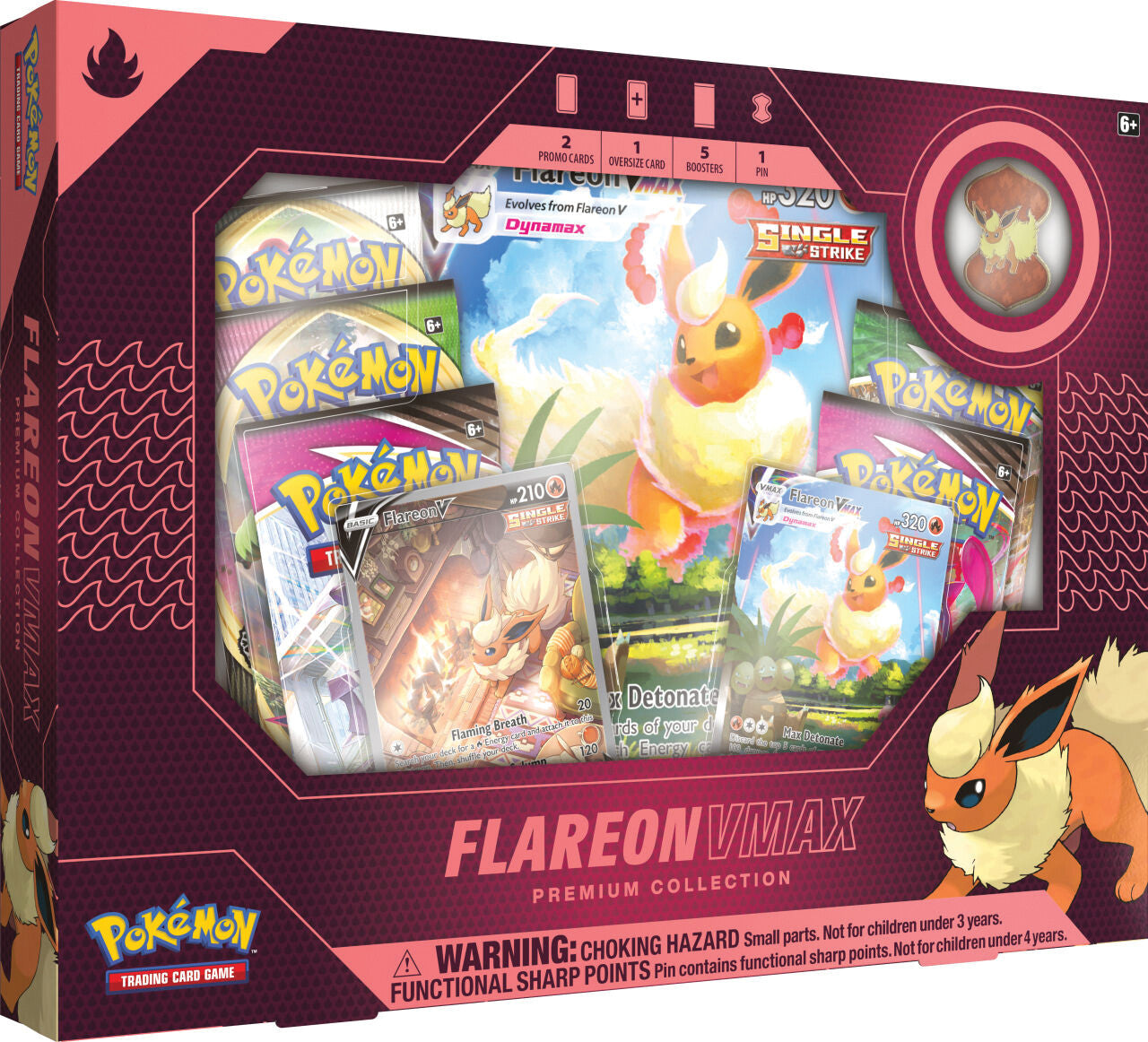 Pokémon TCG: Flareon VMAX Premium Collection