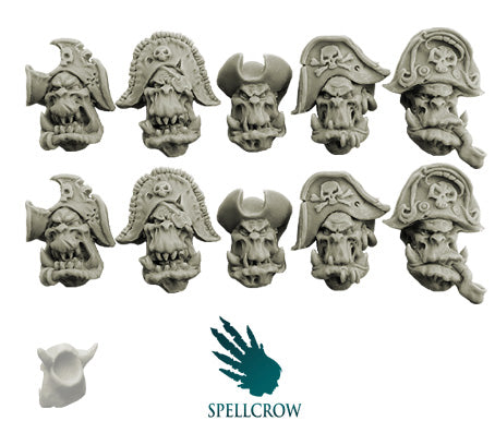 Orcs Freebooters Heads (ver. 1) Spellcrow