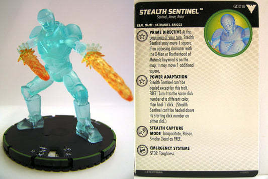 Heroclix - Marvel Animated X-Men Dark Phoenix Saga - STEALTH SENTINEL #G001b