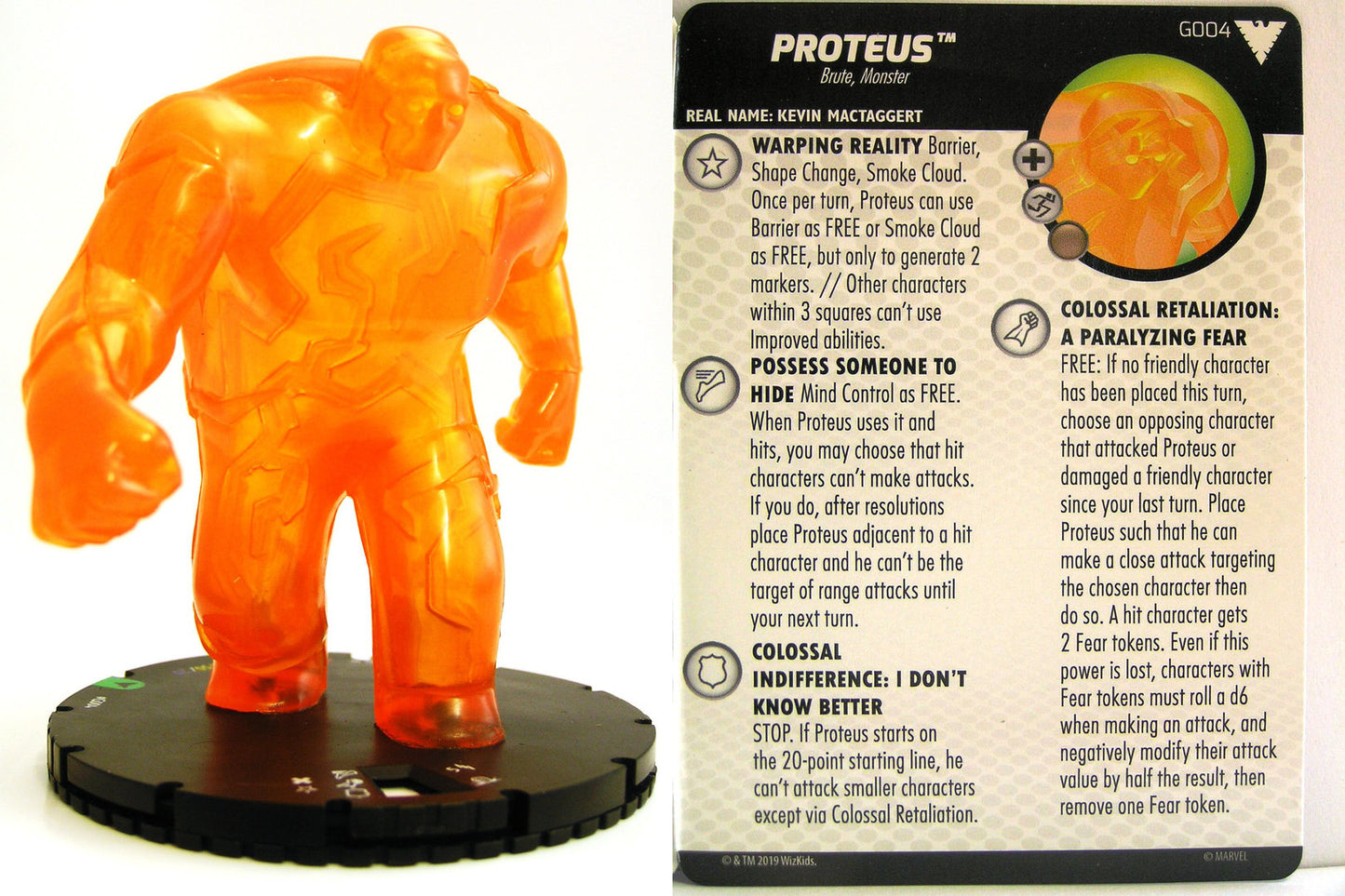Heroclix - Marvel Animated X-Men Dark Phoenix Saga - PROTEUS #G004