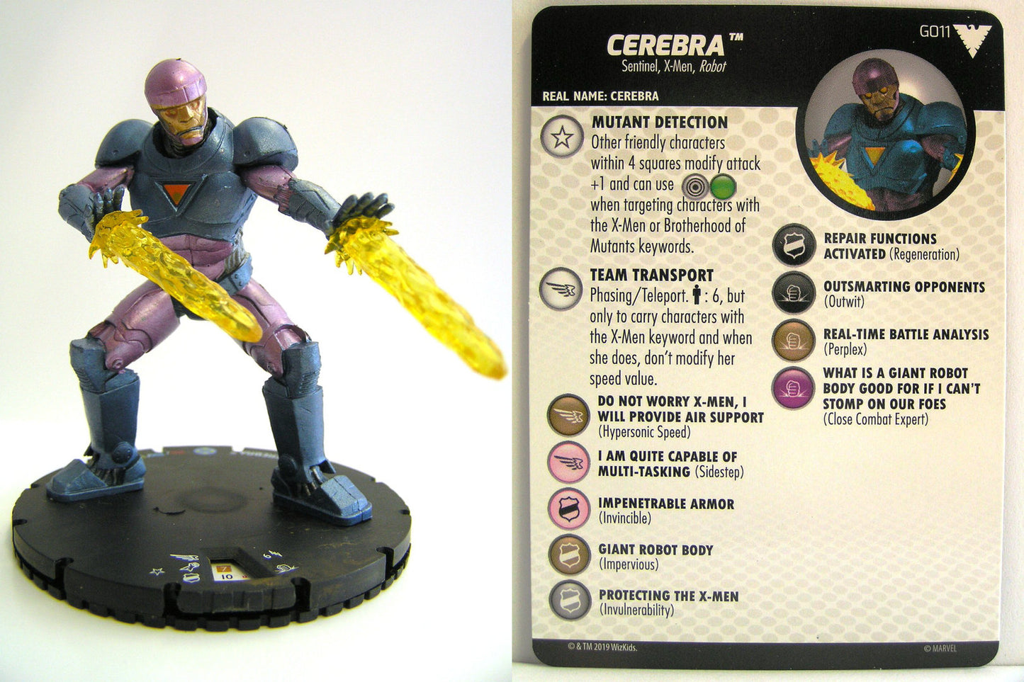 Heroclix - Marvel Animated X-Men Dark Phoenix Saga - CEREBRA #G011