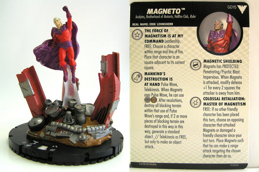 Heroclix - Marvel Animated X-Men Dark Phoenix Saga - MAGNETO #G015