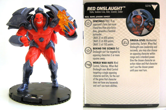 Heroclix - Marvel Animated X-Men Dark Phoenix Saga - RED ONSLAUGHT #G016