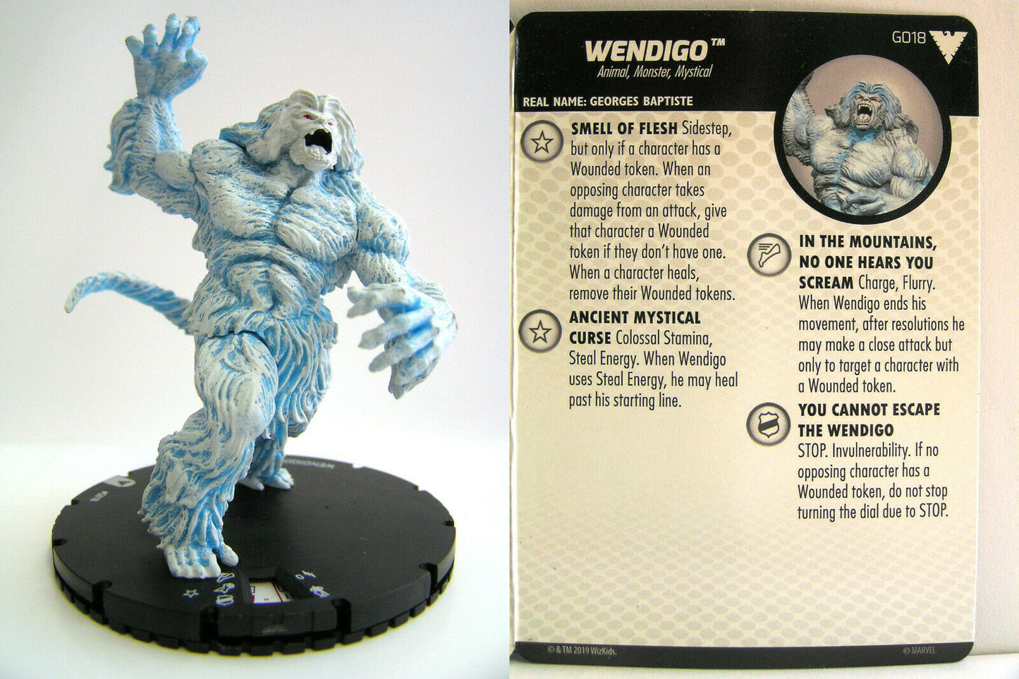 Heroclix - Marvel Animated X-Men Dark Phoenix Saga - WENDIGO #G018