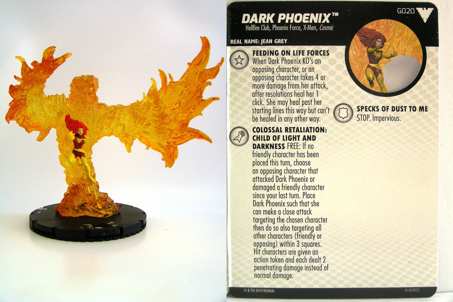 Heroclix - Marvel Animated X-Men Dark Phoenix Saga - DARK PHOENIX #G020