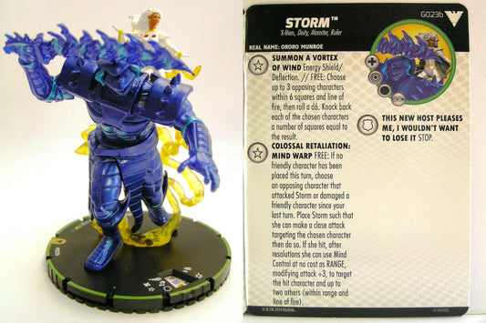 Heroclix - Marvel Animated X-Men Dark Phoenix Saga - STORM #G023b PRIME