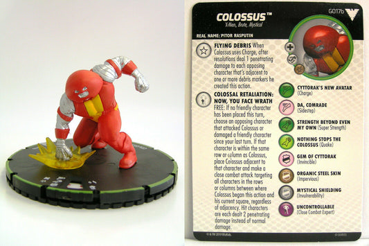 Heroclix - Marvel Animated X-Men Dark Phoenix Saga - COLOSSUS #G017b PRIME