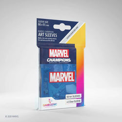 Marvel Champions Art Sleeves- Marvel Logo Blue (50 ct.)