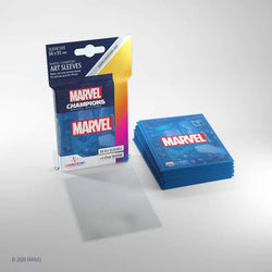 Marvel Champions Art Sleeves- Marvel Logo Blue (50 ct.)