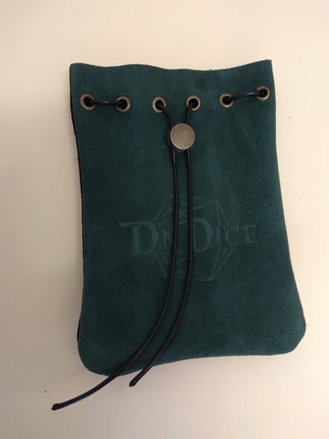 Green Suede Bag of Holding - Dndice
