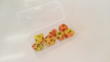 Trade Dice: Dungeons and Dragons Set- Yellow and Orange