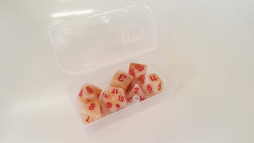 Trade Dice: Dungeons and Dragons Set- Peach