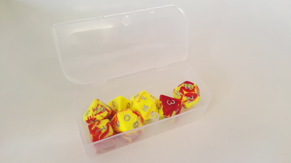 Trade Dice: Dungeons and Dragons Set- Yellow and Red