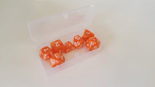 Trade Dice: Dungeons and Dragons Set- Orange