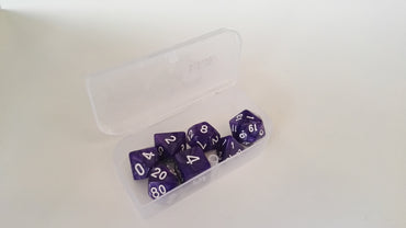 Trade Dice: Dungeons and Dragons Set- Purple Highlights