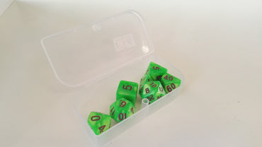 Trade Dice: Dungeons and Dragons Set- Light Greens