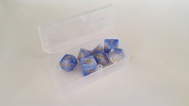 Trade Dice: Dungeons and Dragons Set- Light Blues