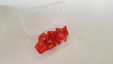 Trade Dice: Dungeons and Dragons Set- Red Mixture