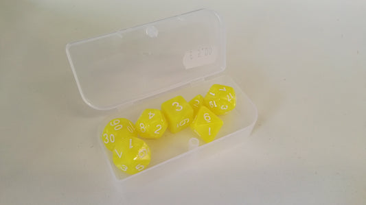 Trade Dice: Dungeons and Dragons Set- Light Yellow Mixture