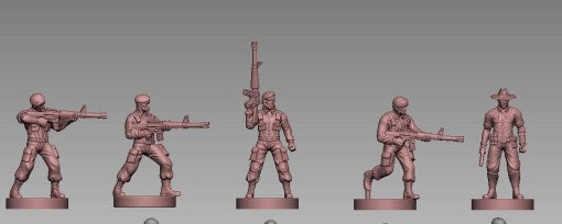 Bot War - Democracy Infantry (Metal)