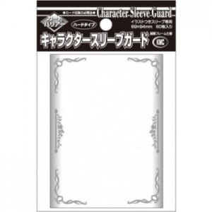 KMC Standard Character Guard Clear with Florals Oversized Sleeves (60)