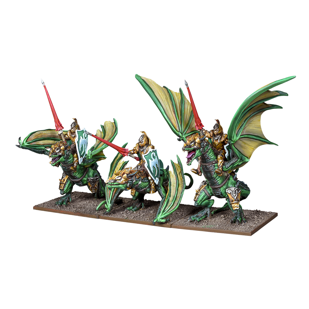 Elf Drakon Riders Regiment - Kings of War