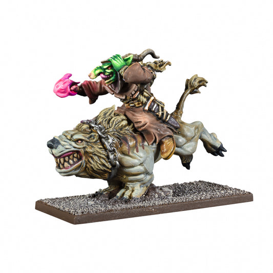 Goblin Wiz on Mawbeast - Kings of War