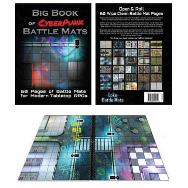 Loke Battle Mats Big Book of Cyberpunk Battle Mats
