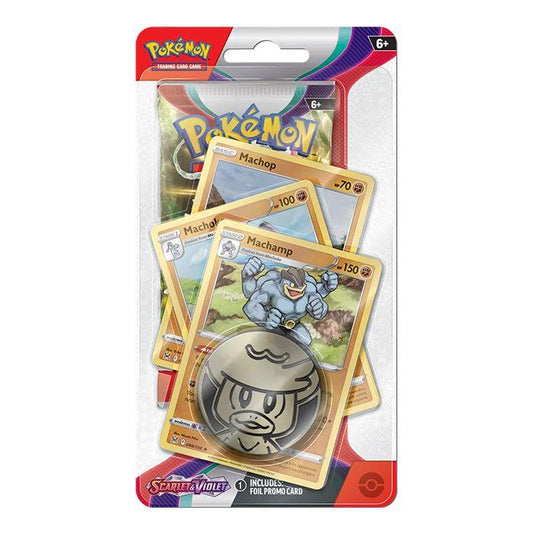 Pokemon TCG: Scarlet & Violet 1 Premium Checklane Blister Machamp