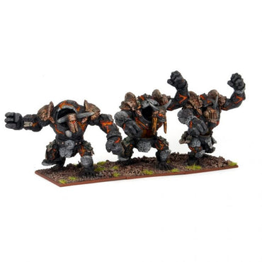 Abyssal Dwarf Lesser Obsidian Golem Regiment - Kings of War
