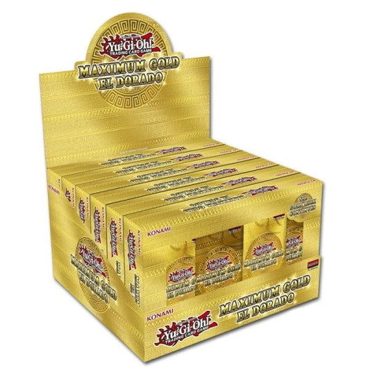 Yu-Gi-Oh! - Maximum Gold El Dorado Tuckbox DISPLAY of 6