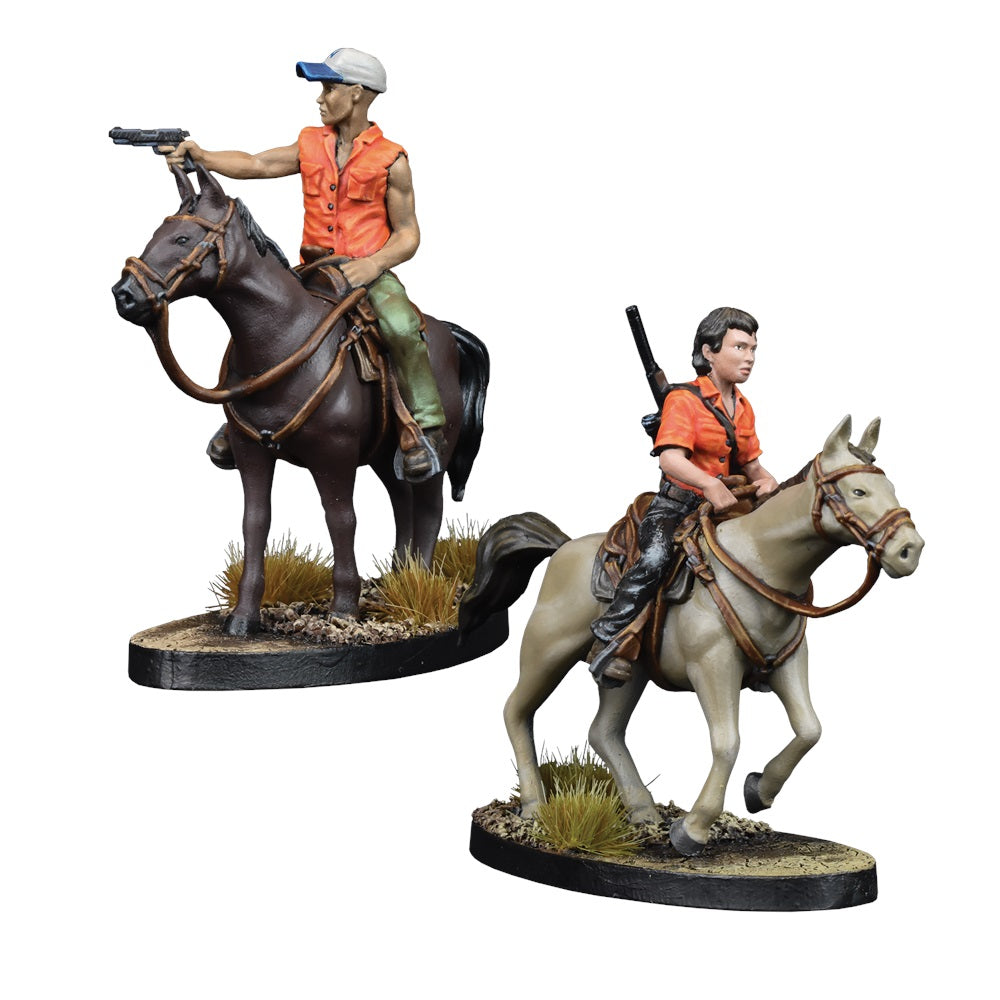The Walking Dead: All Out War – Maggie and Glenn on Horseback