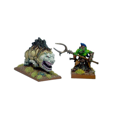 Kings of War Goblin Mawbeast & Handler (Magwa & Joo’s)