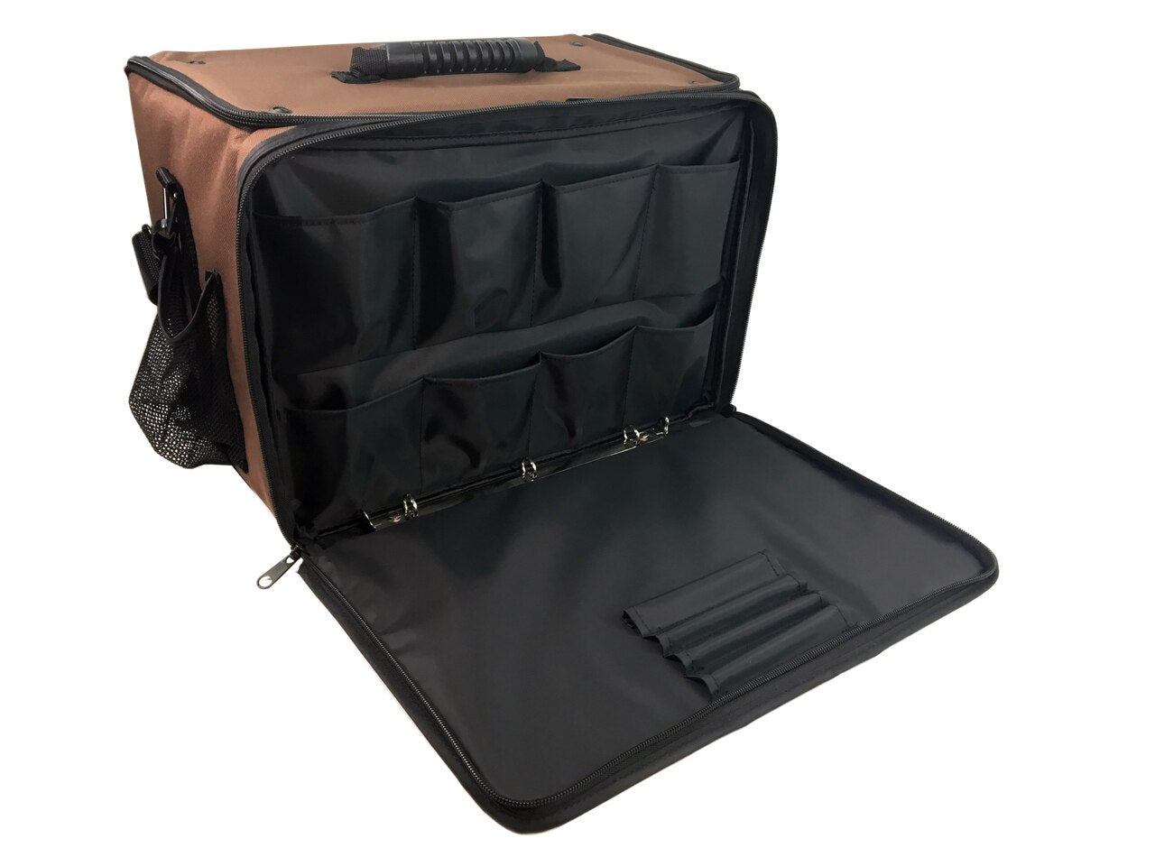 Malifaux Bag 2.0 with Magna Rack Slider Load Out (Brown) Battle Foam