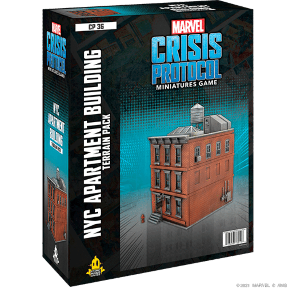Marvel Crisis Protocol NYC Apartment Building Terrain Expansion