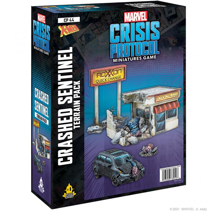 Crashed Sentinel Terrain Pack Marvel Crisis Protocol Miniatures Game