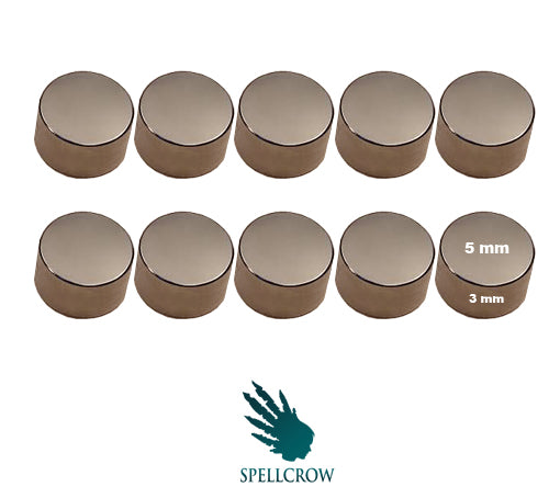 Neodymium Magnets 5 mm x 3 mm Spellcrow