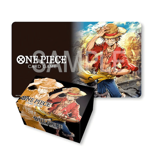 One Piece Card Game: Playmat and Storage Box Set -Monkey.D.Luffy