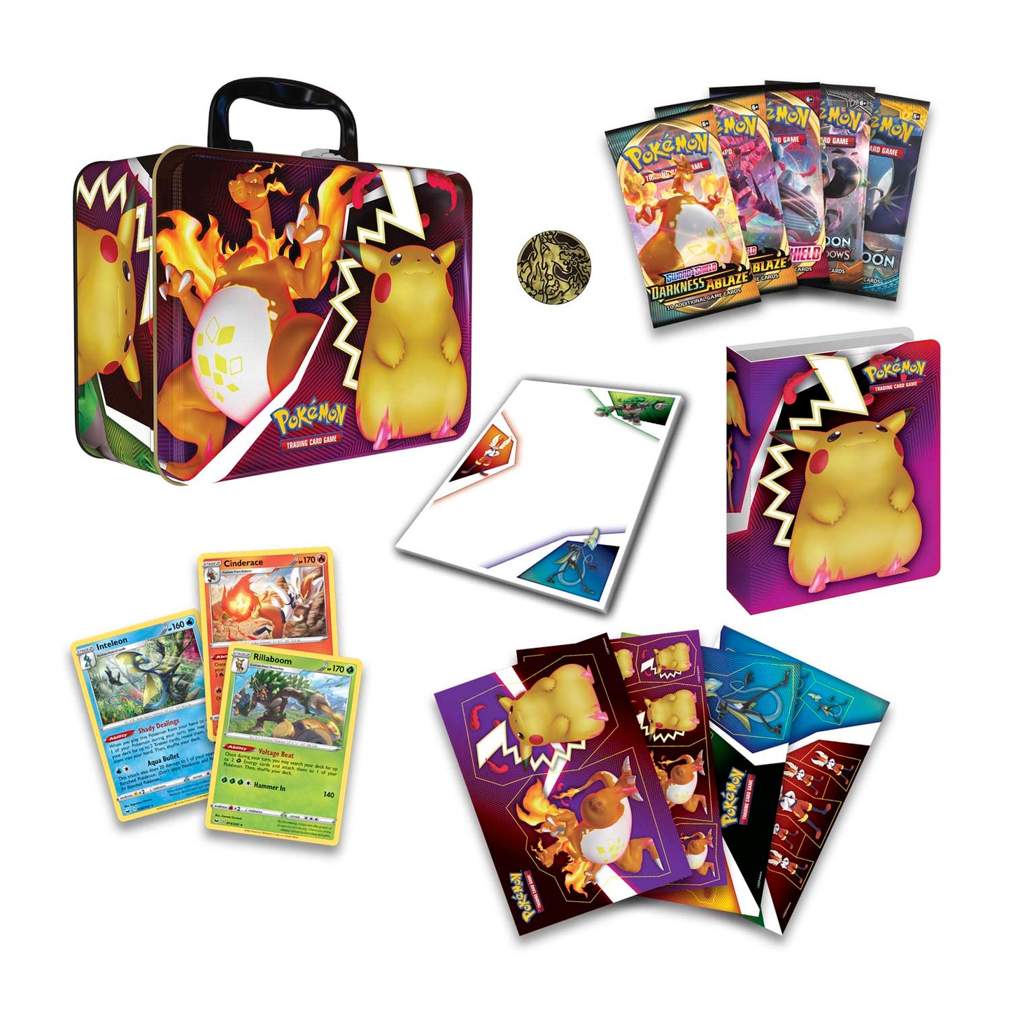 Pokemon - 2020 Fall Collector Chest Tin Rillaboom, Cinderace, Inteleon