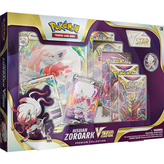 Pokemon TCG: Hisuian Zoroark VSTAR Premium Collection