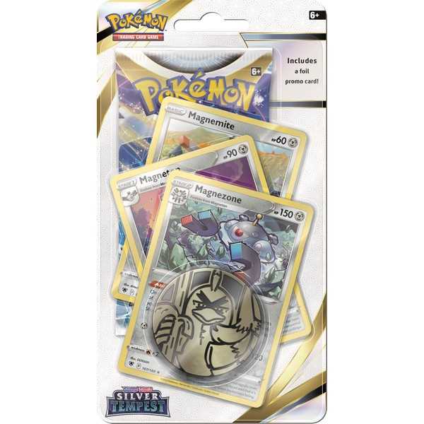 Pokémon TCG: Sword & Shield 12 Silver Tempest Premium Checklane Blister Magnemite