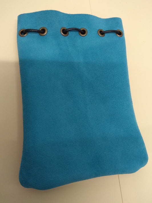 Sky Blue Suede Bag of Holding - Dndice